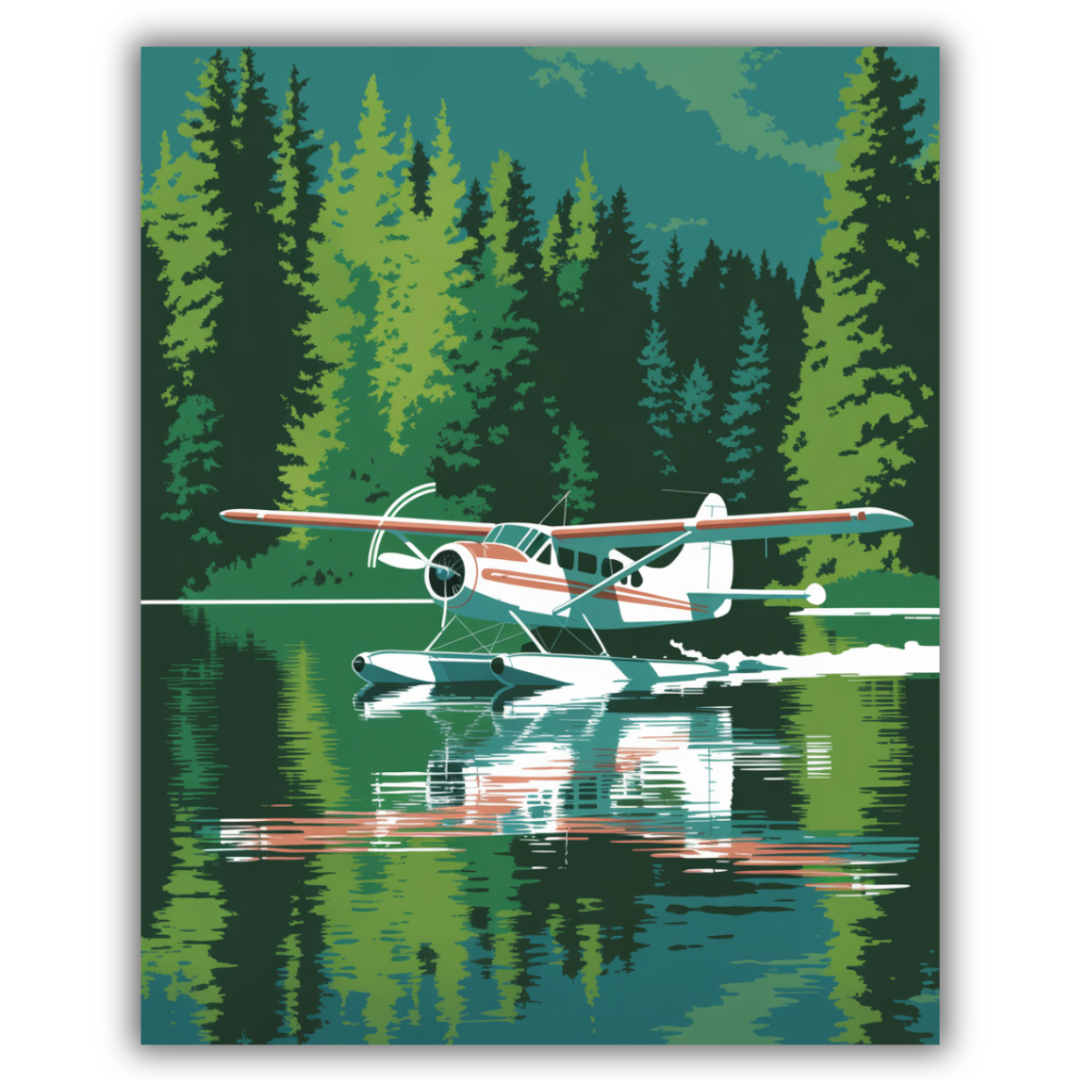 Remote Lake Seaplane