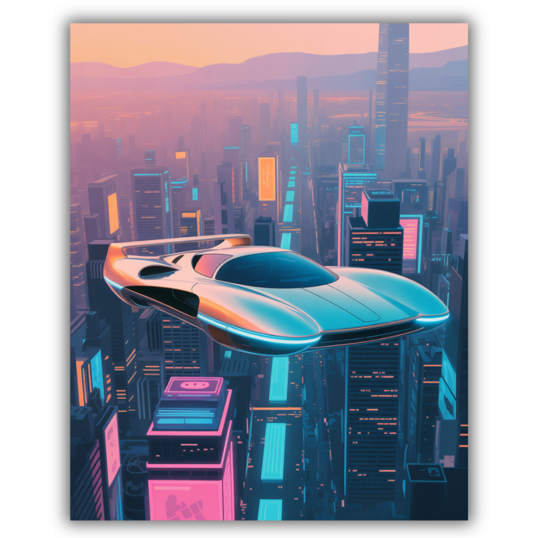 Neon Hover Cruiser
