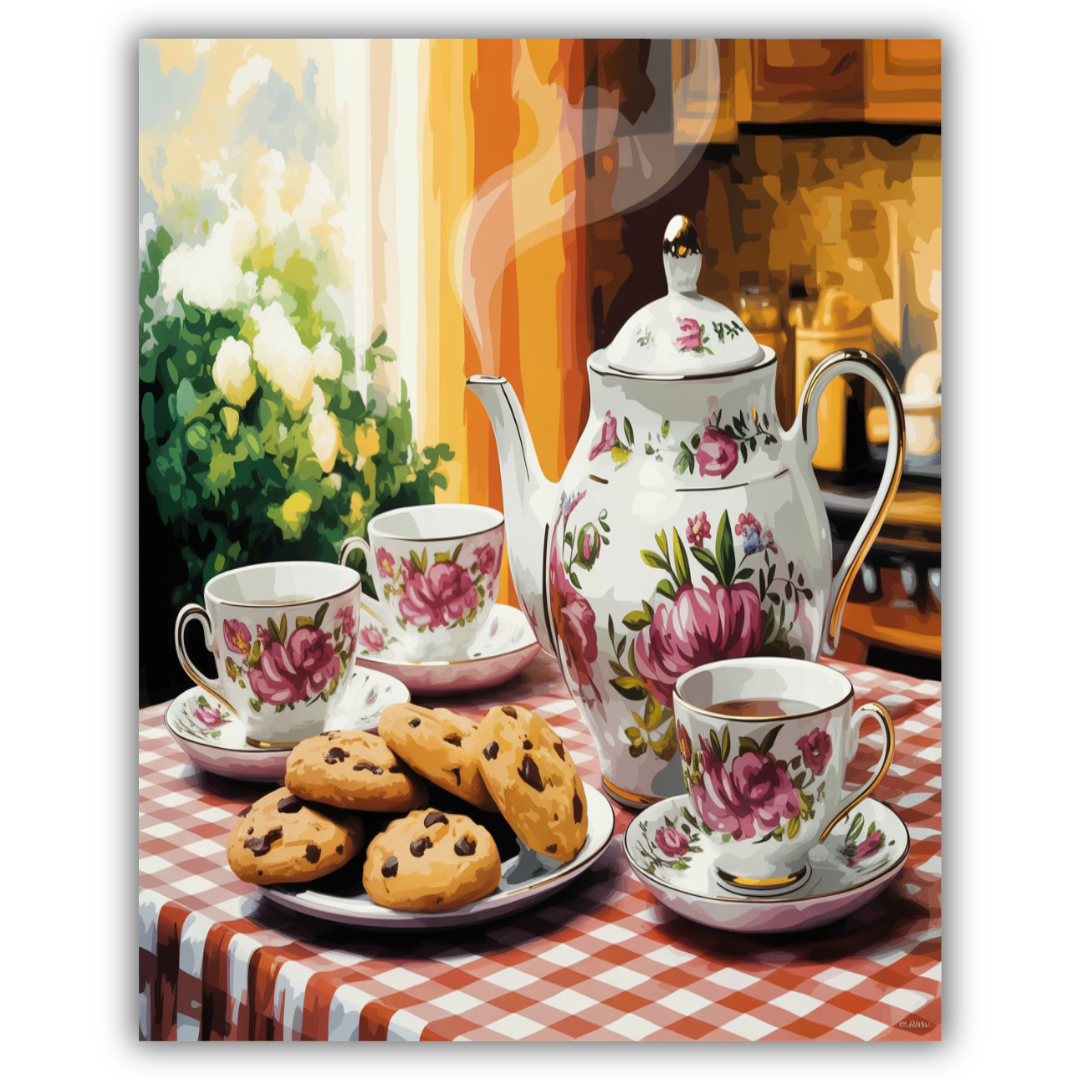 Floral Teatime Set