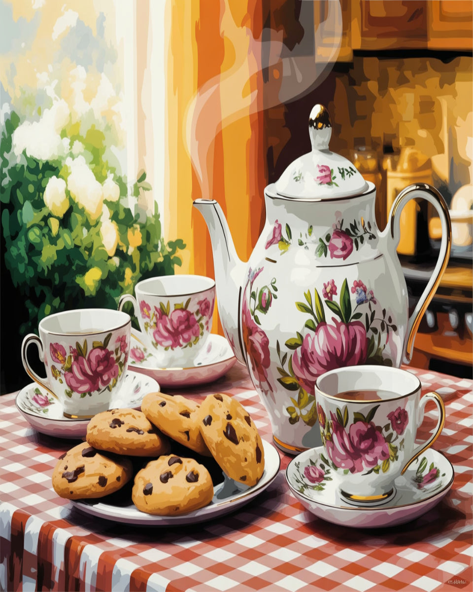 Floral Teatime Set