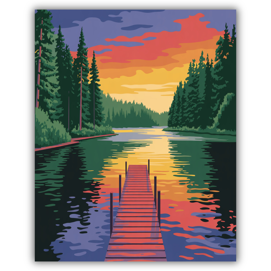 Lakeside Evening Light