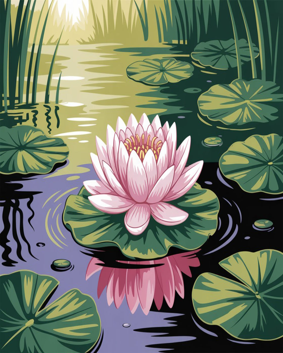 Lotus Reflection Bloom