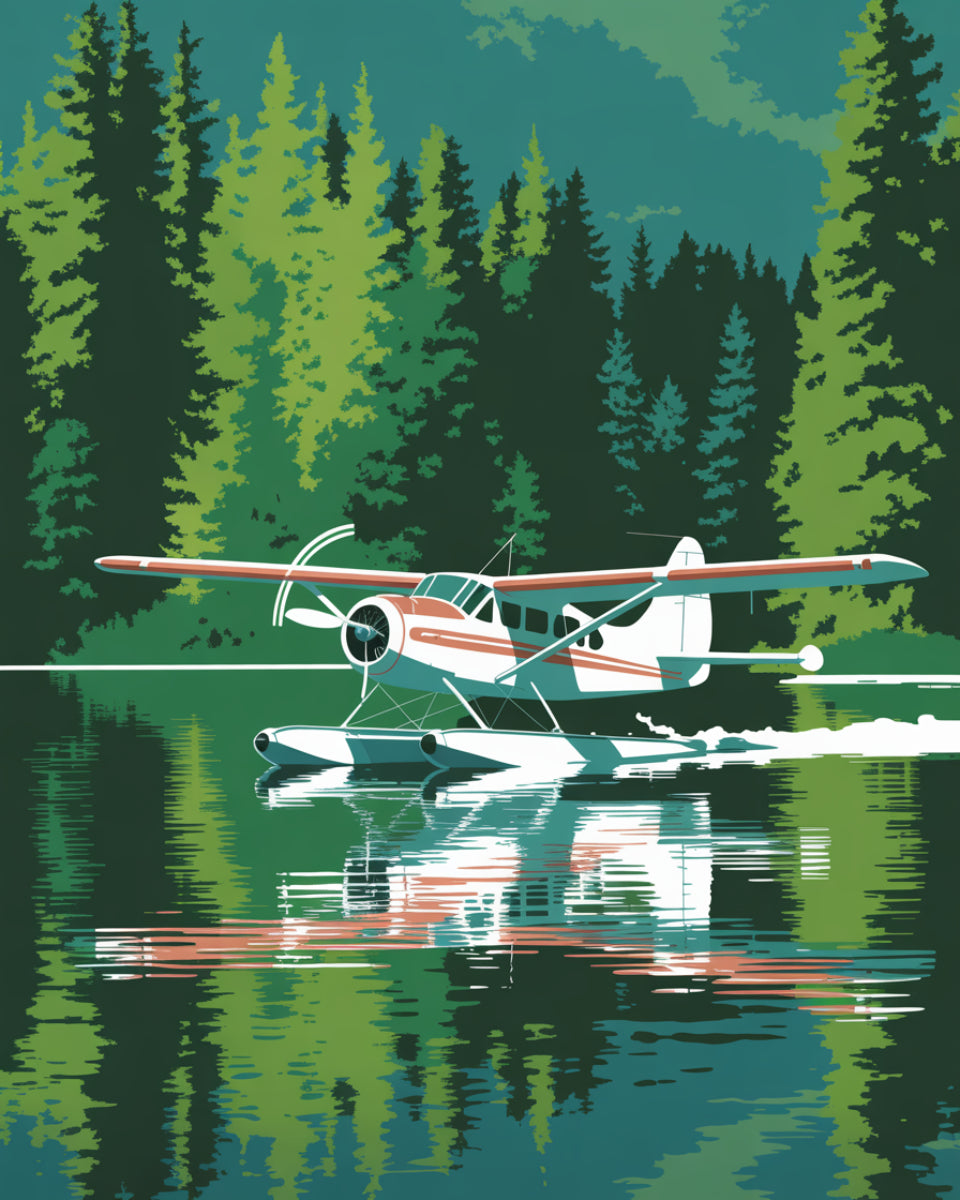Remote Lake Seaplane