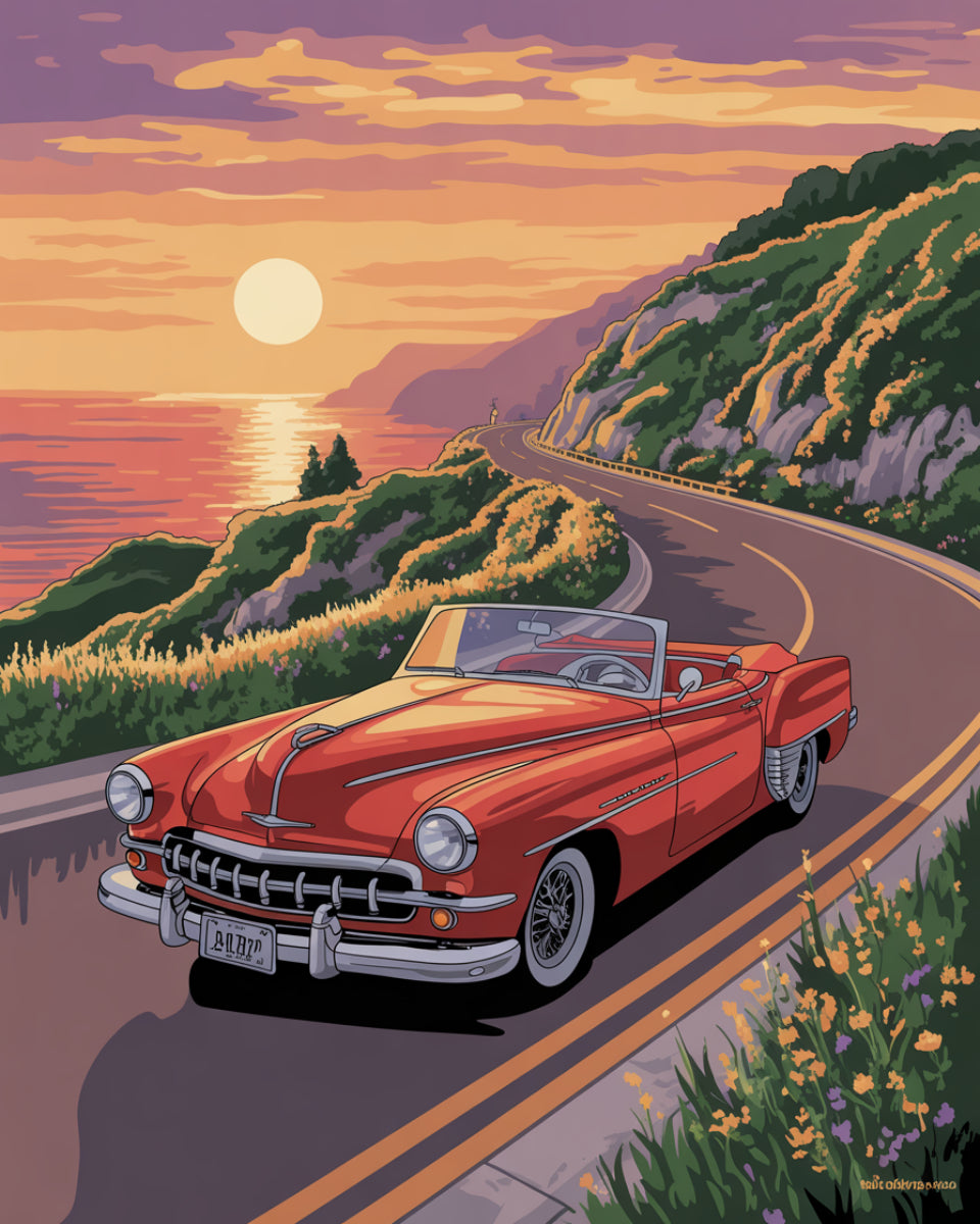 Sunset Coastal Cruiser