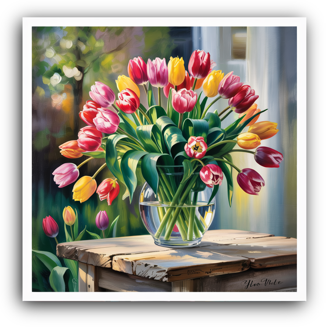 Tulips of the Golden Hour