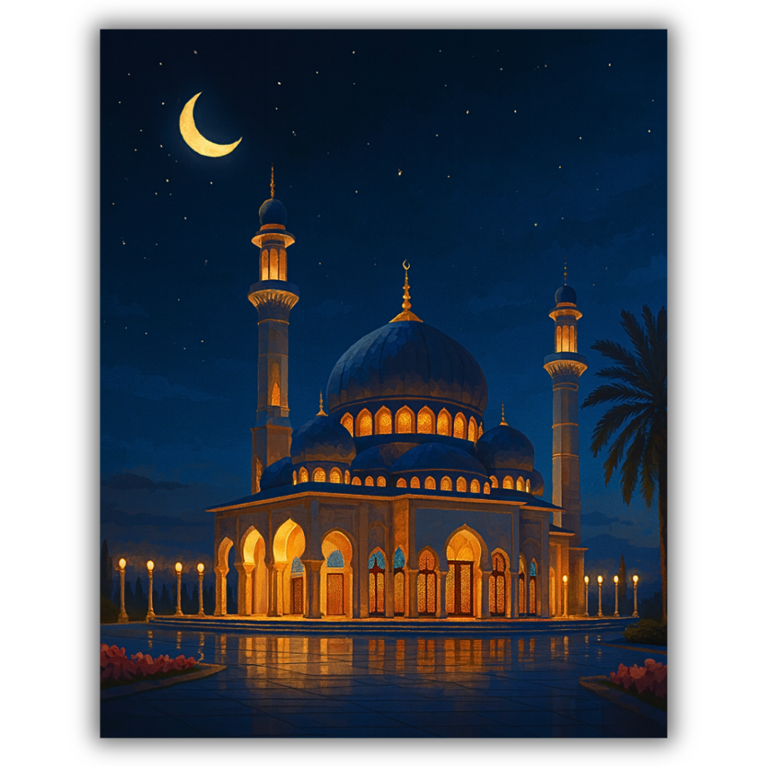 Moonlit Mosque