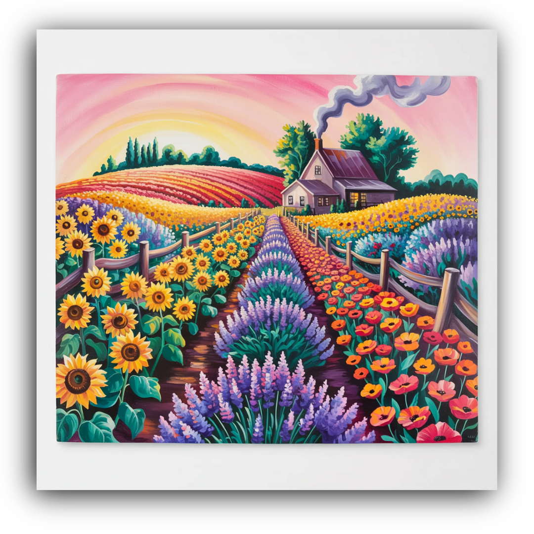 Sunset Fields Forever