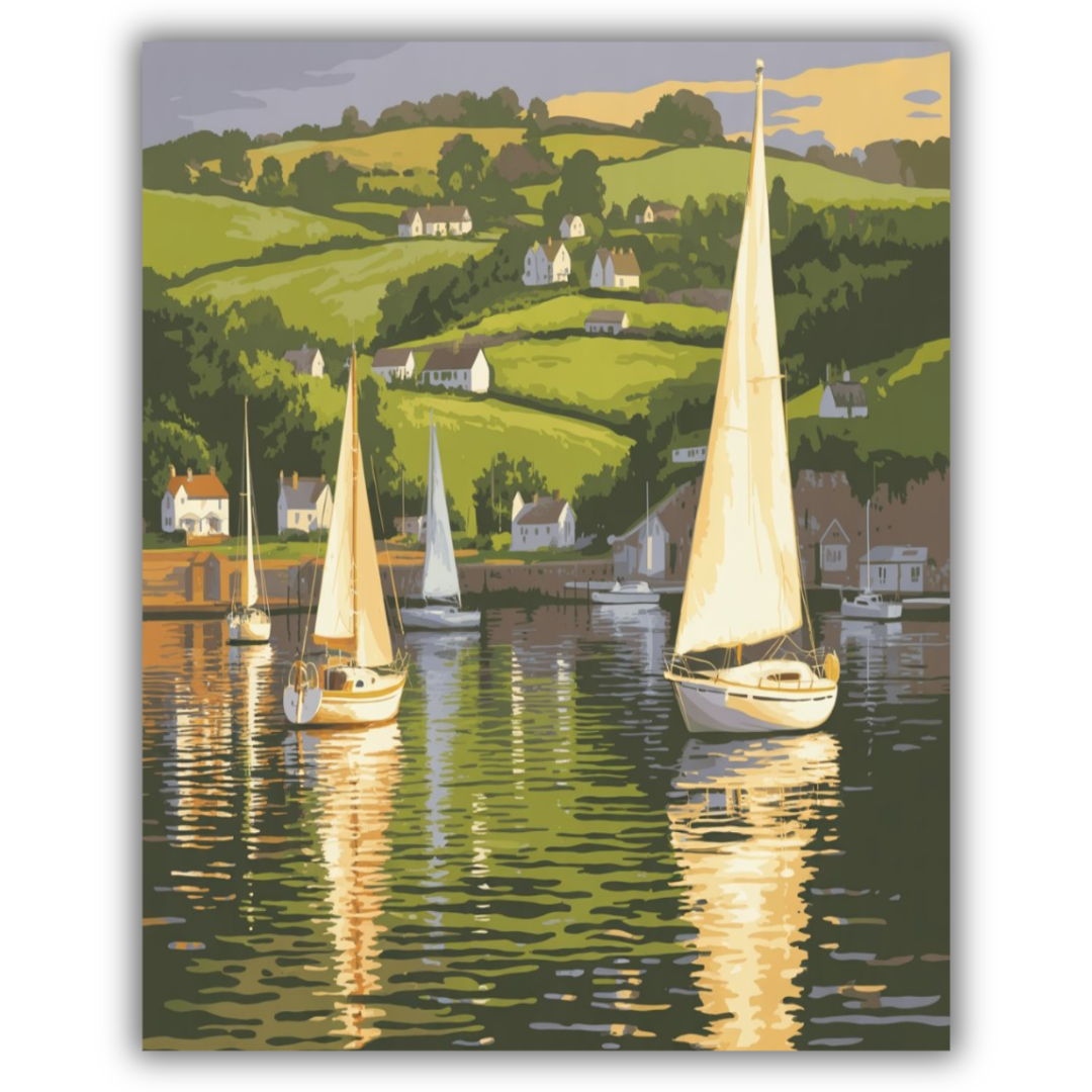 Lakeside Sailboats