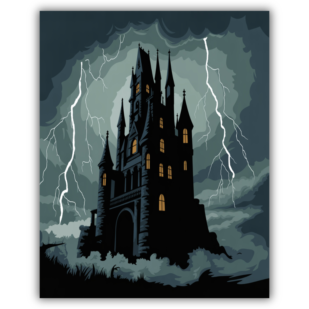 Lightning Castle Storm
