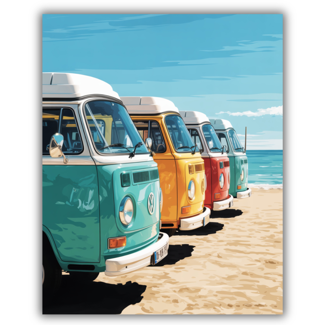Beach Camper Row