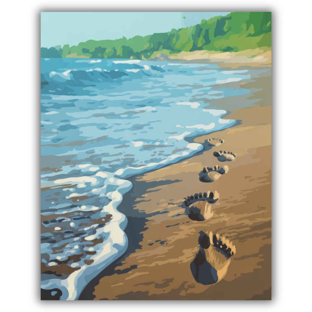 Beach Footprints