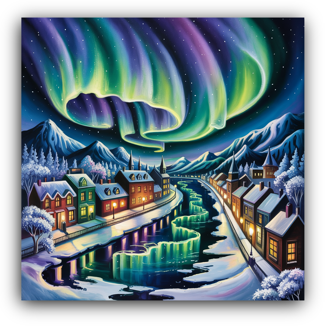 Aurora Over Ice