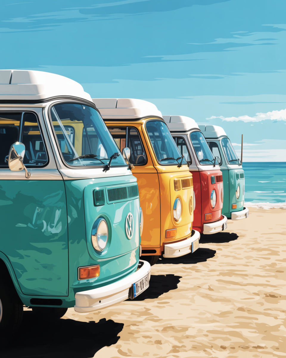 Beach Camper Row