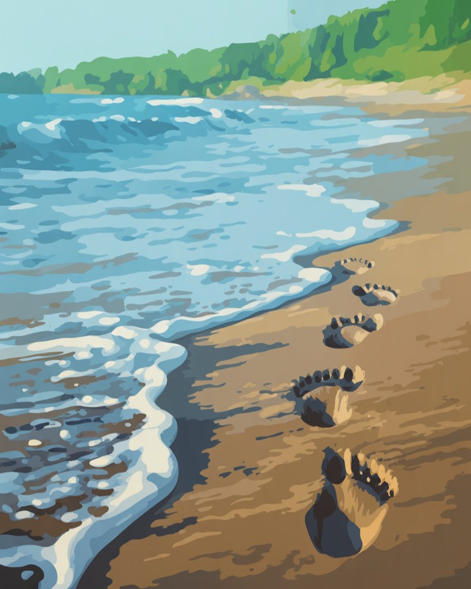 Beach Footprints