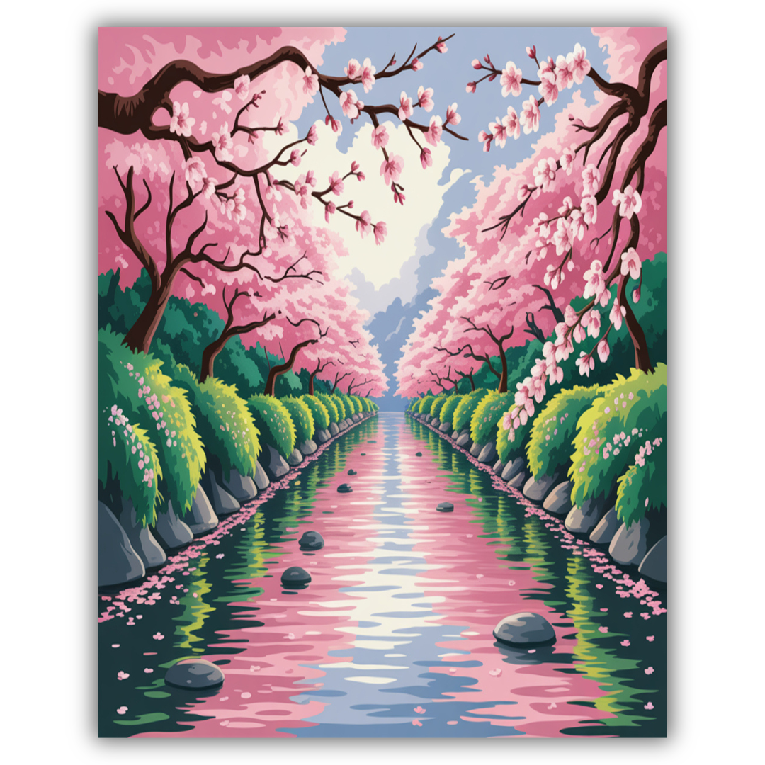 Cherry Blossom River