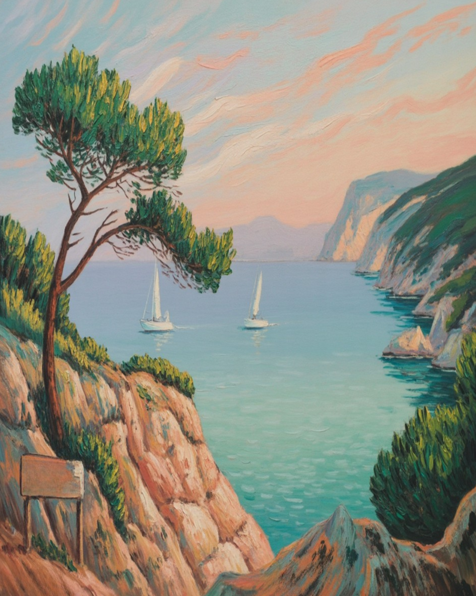 Coastal Sailboats