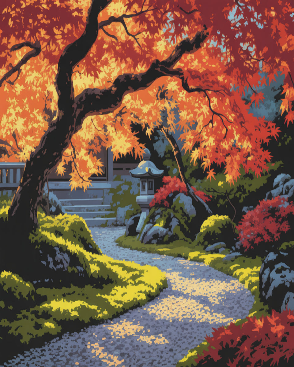 Crimson Maple Garden
