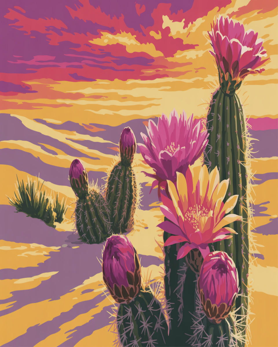 Desert Bloom Sunset