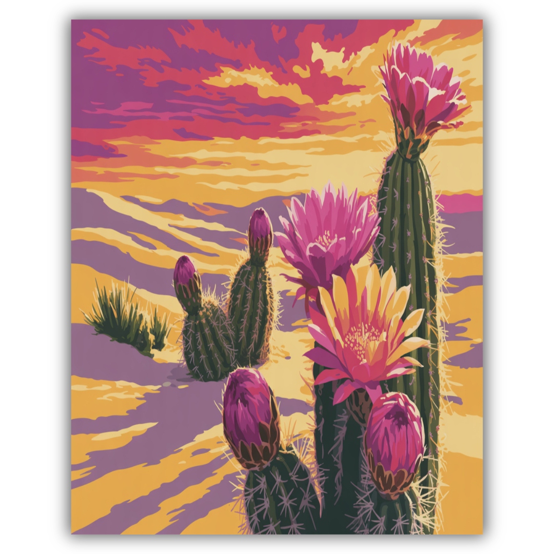 Desert Bloom Sunset