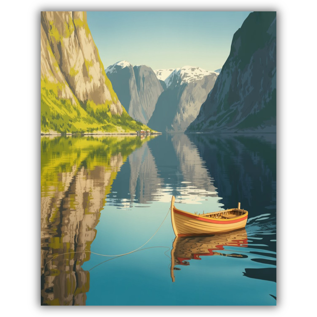 Fjord Reflections Calm