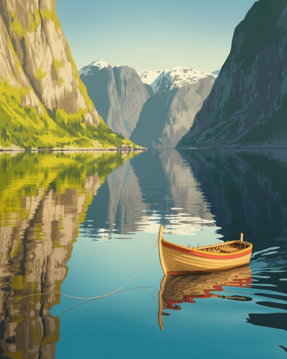 Fjord Reflections Calm
