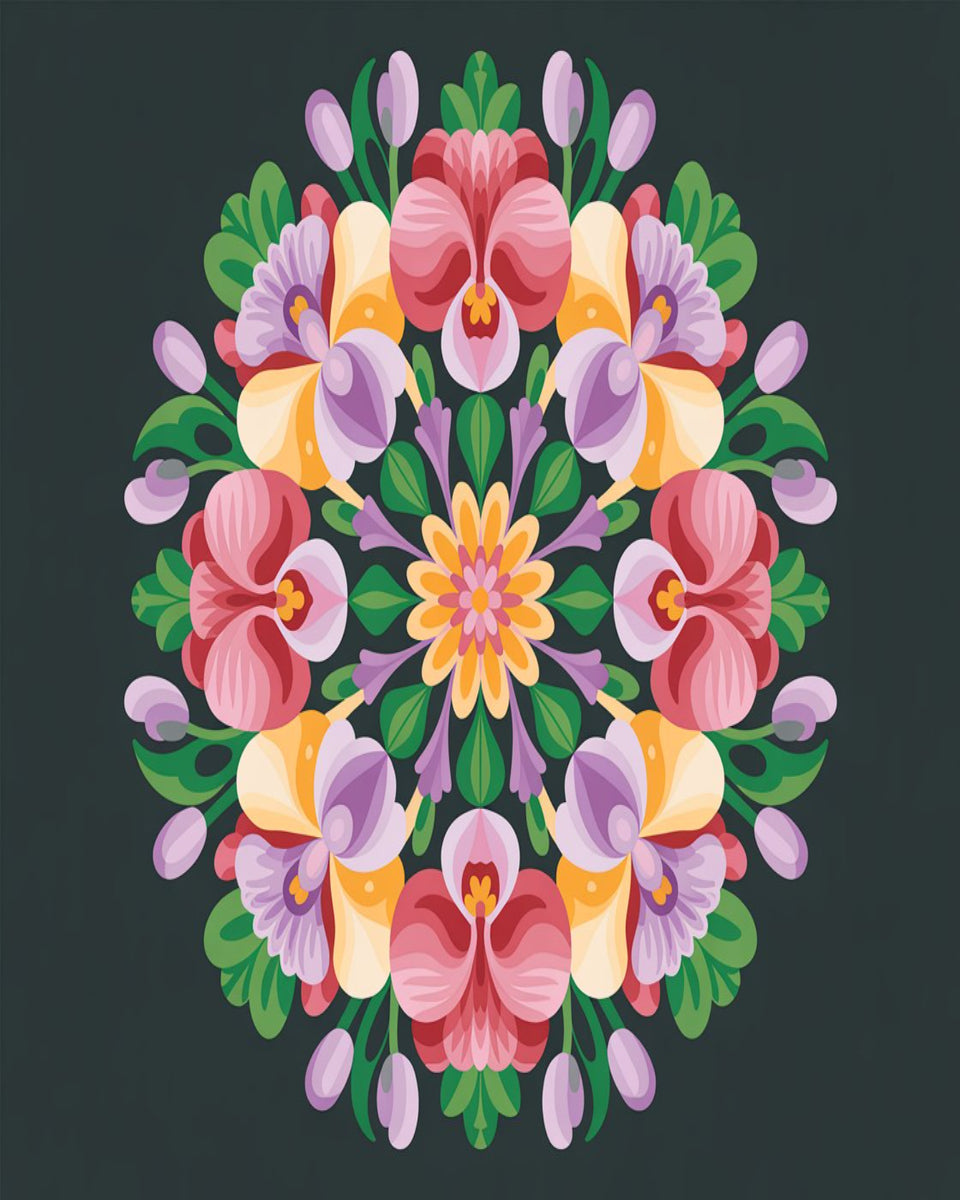 Floral Mandala Bloom