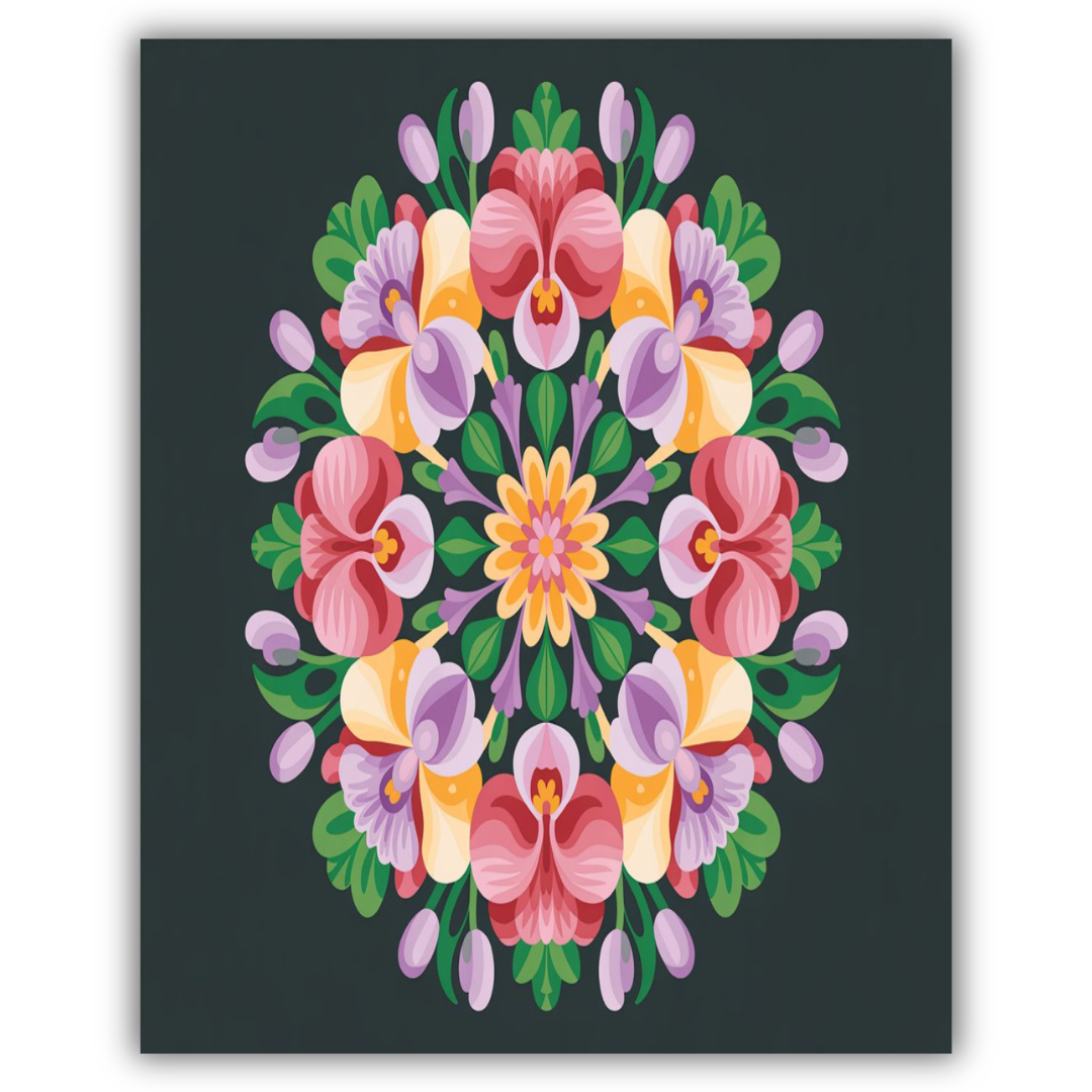 Floral Mandala Bloom
