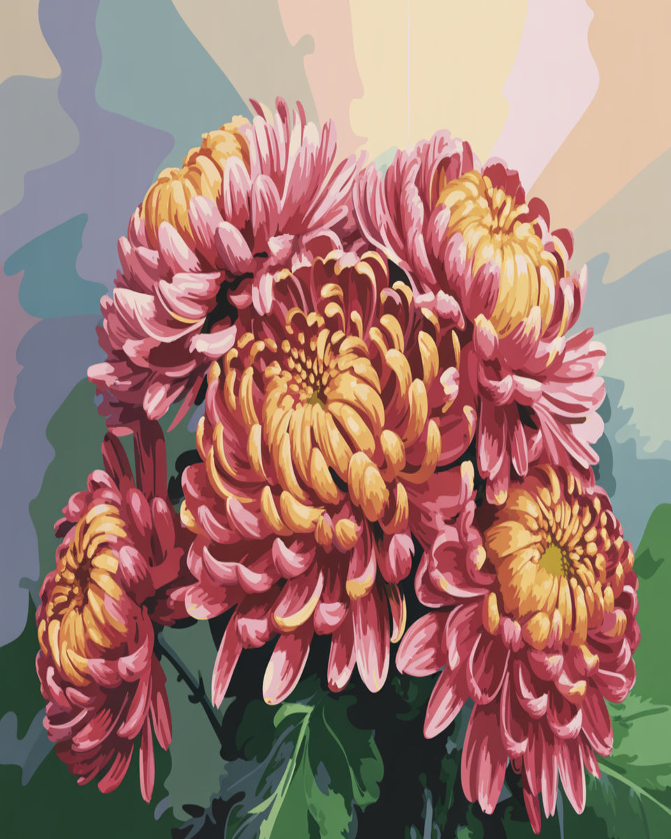 Golden Petal Burst