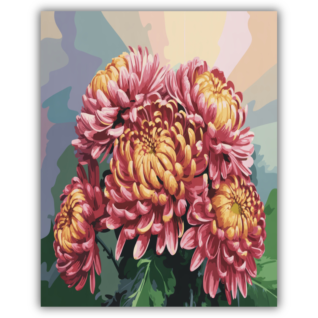 Golden Petal Burst