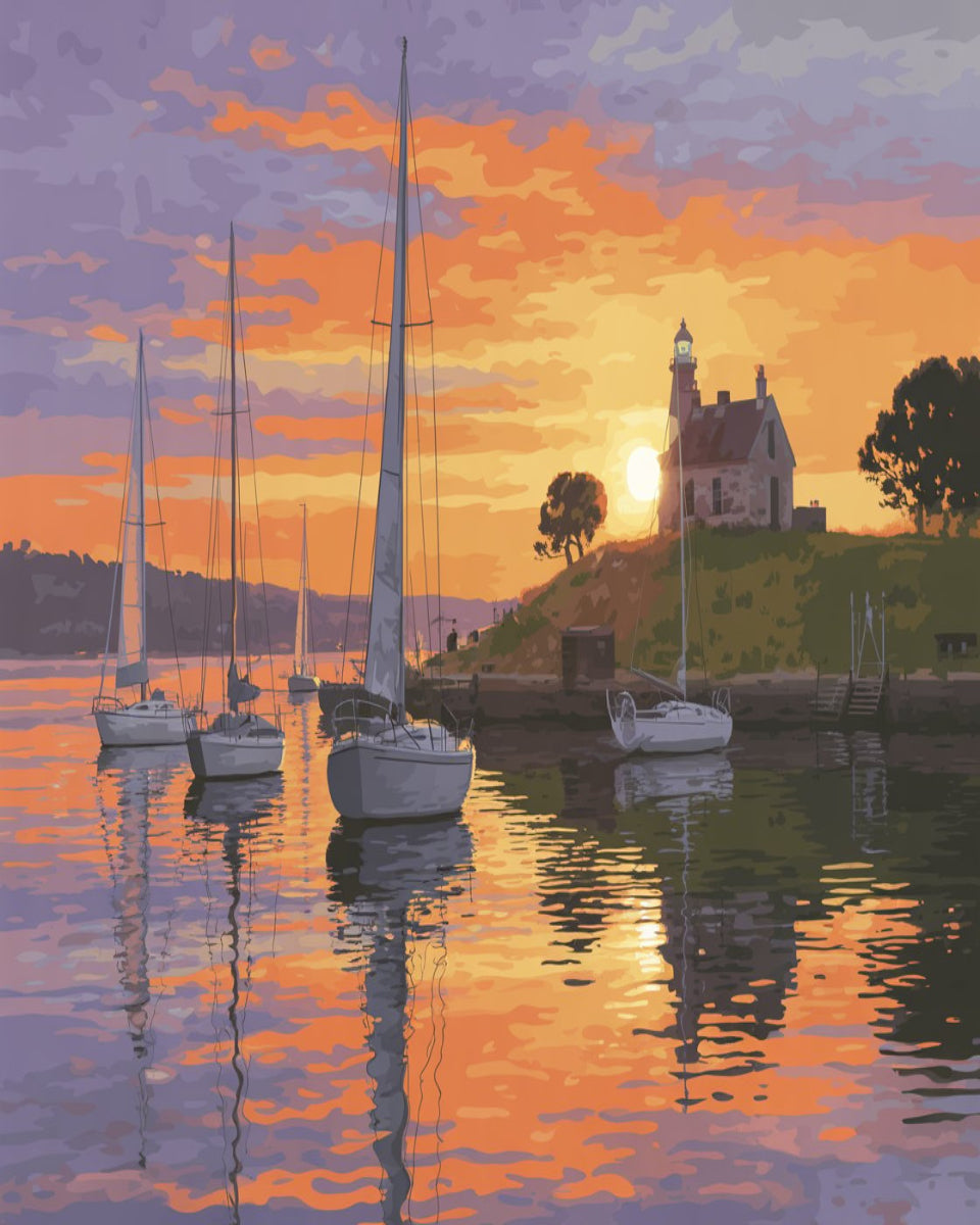 Harbor Sunset