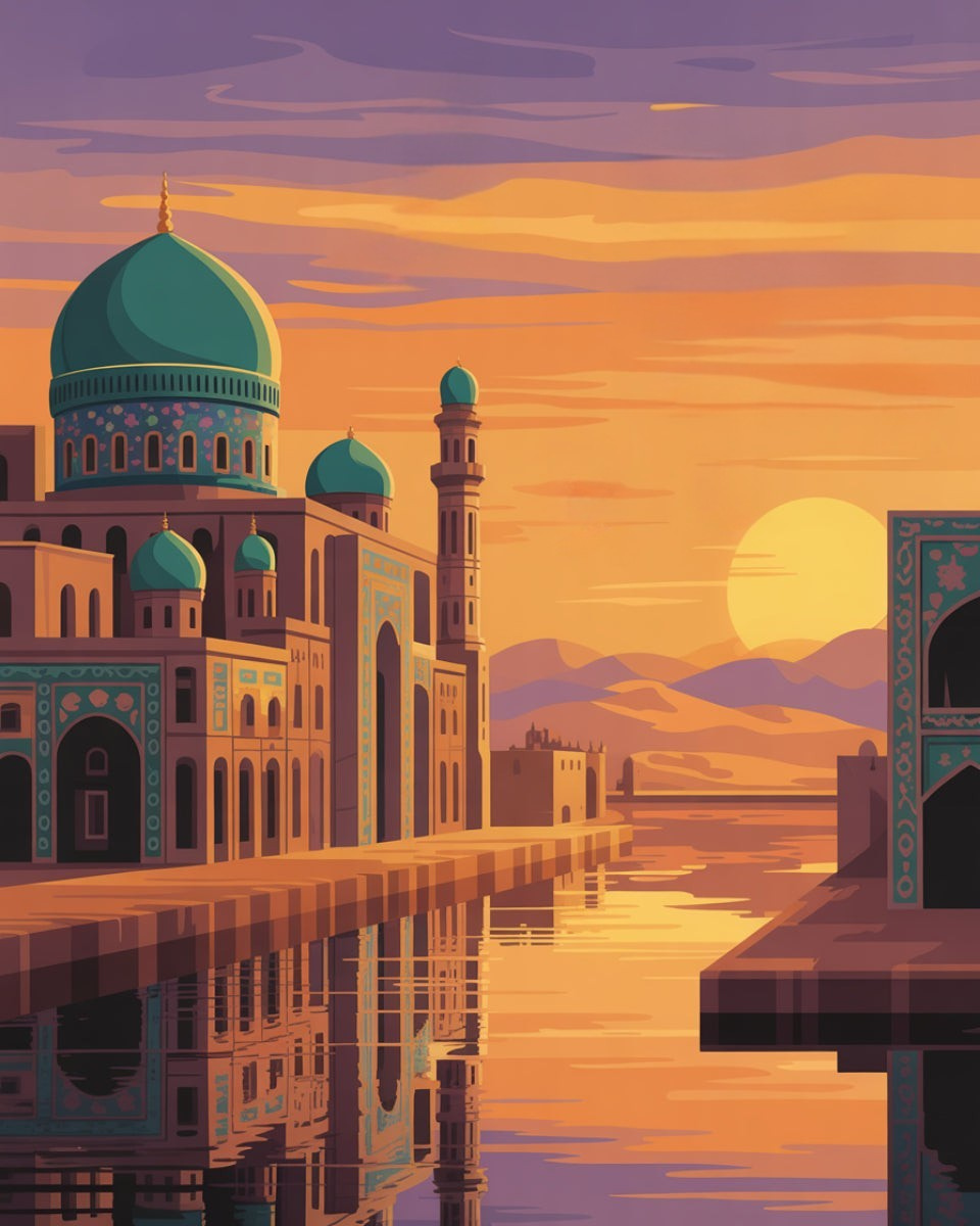 Sunset Mosque