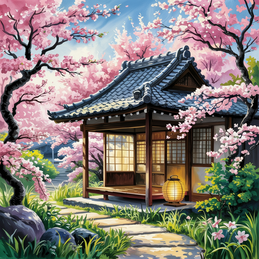 Lanterns & Blossoms