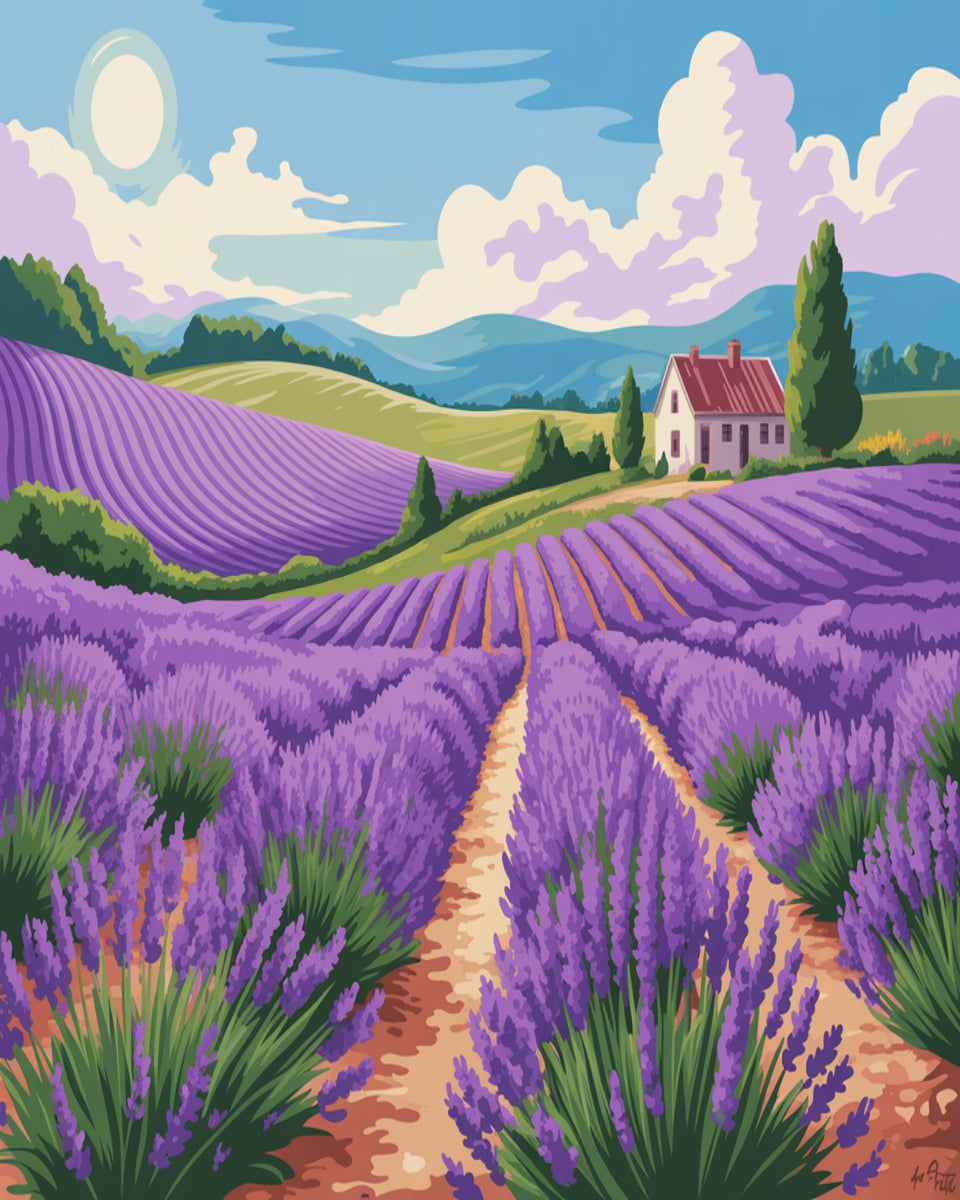 Lavender Field Escape