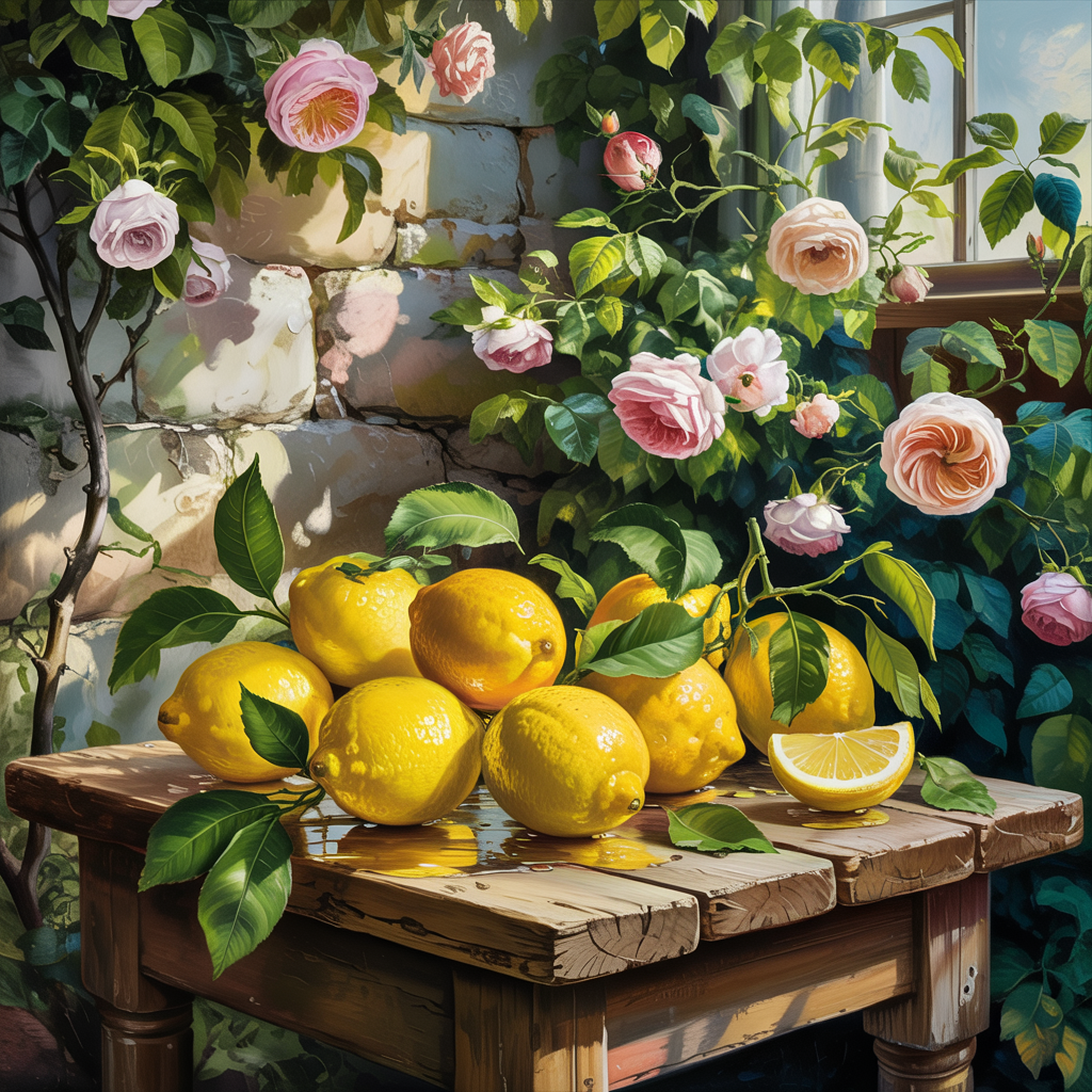 Lemon & Rose Reverie