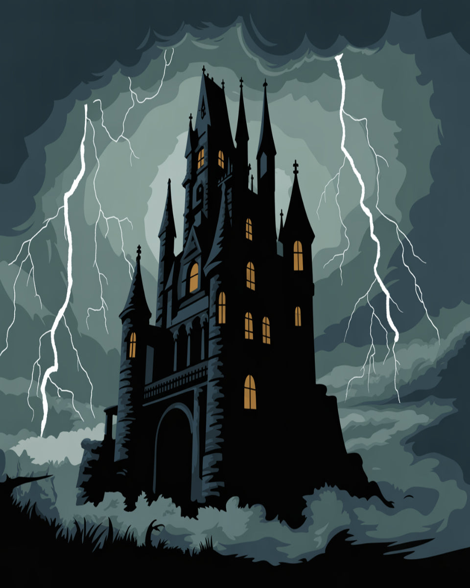 Lightning Castle Storm