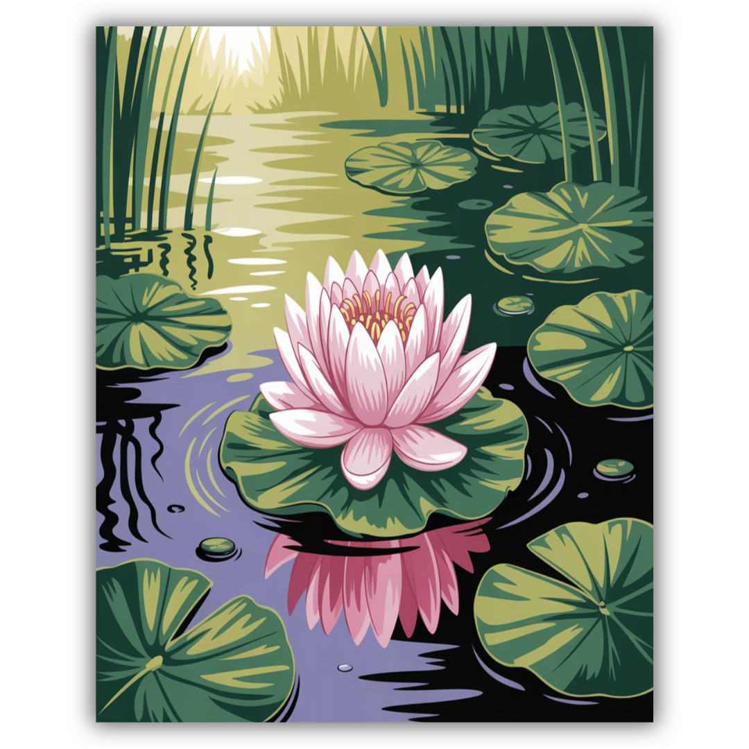 Lotus Reflection Bloom