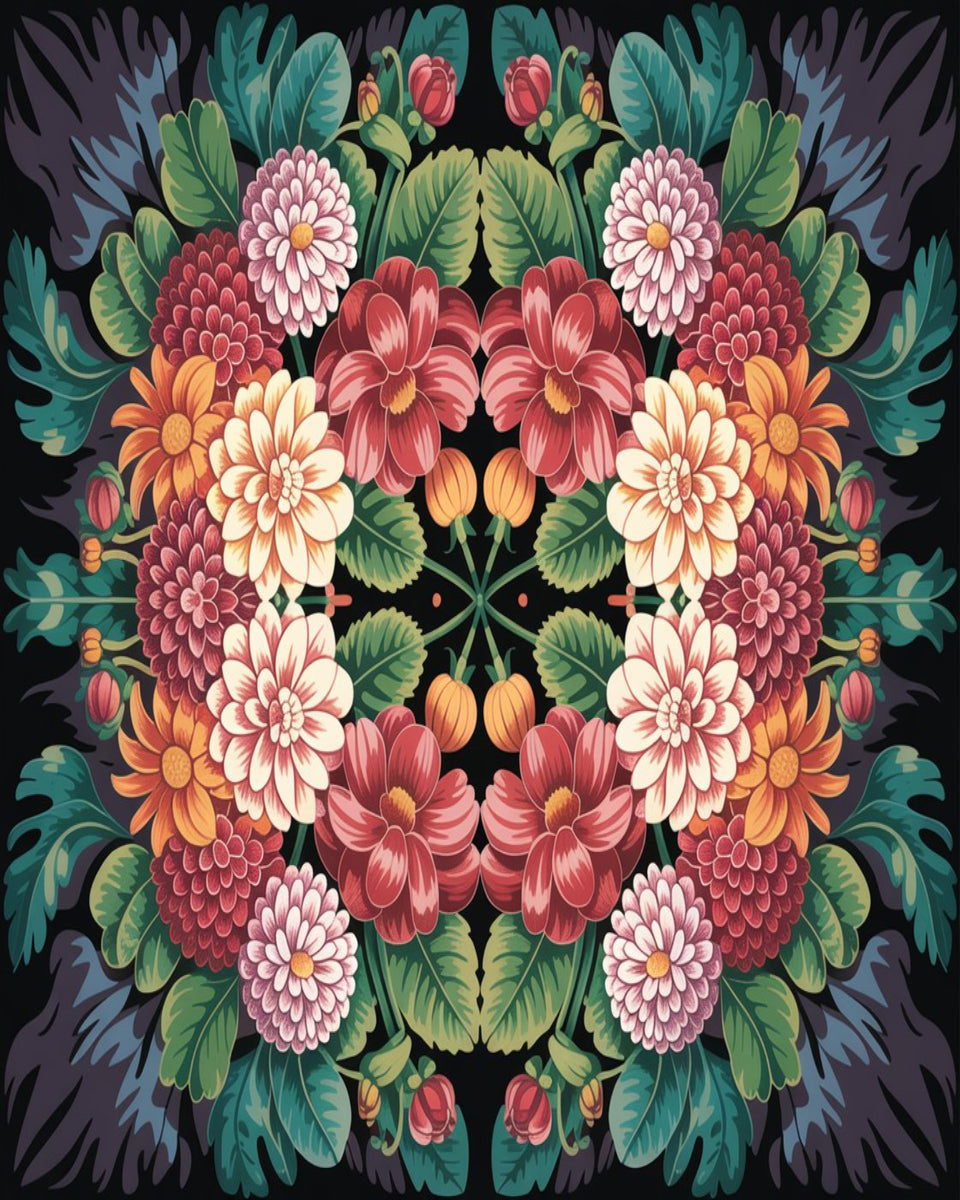 Mandala Floral Radiance