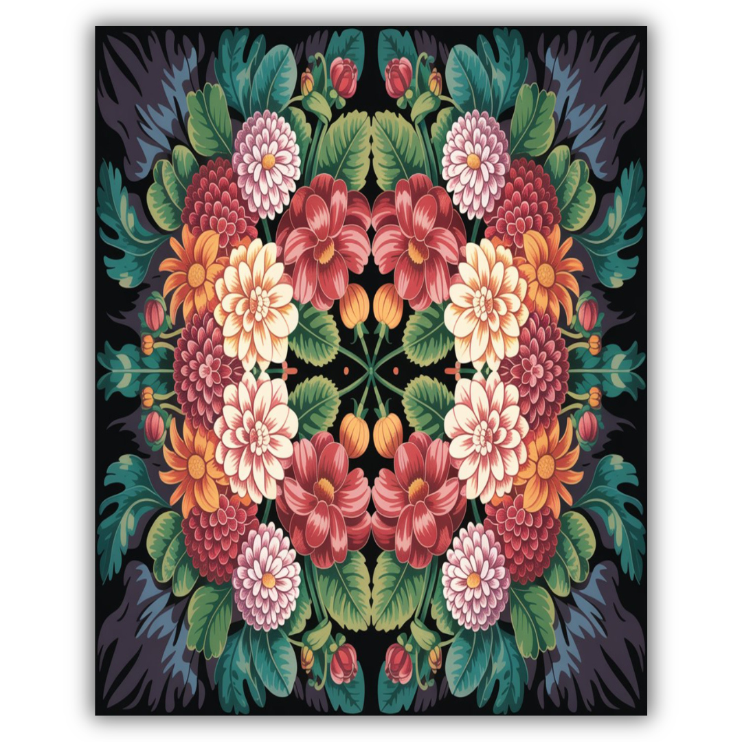 Mandala Floral Radiance