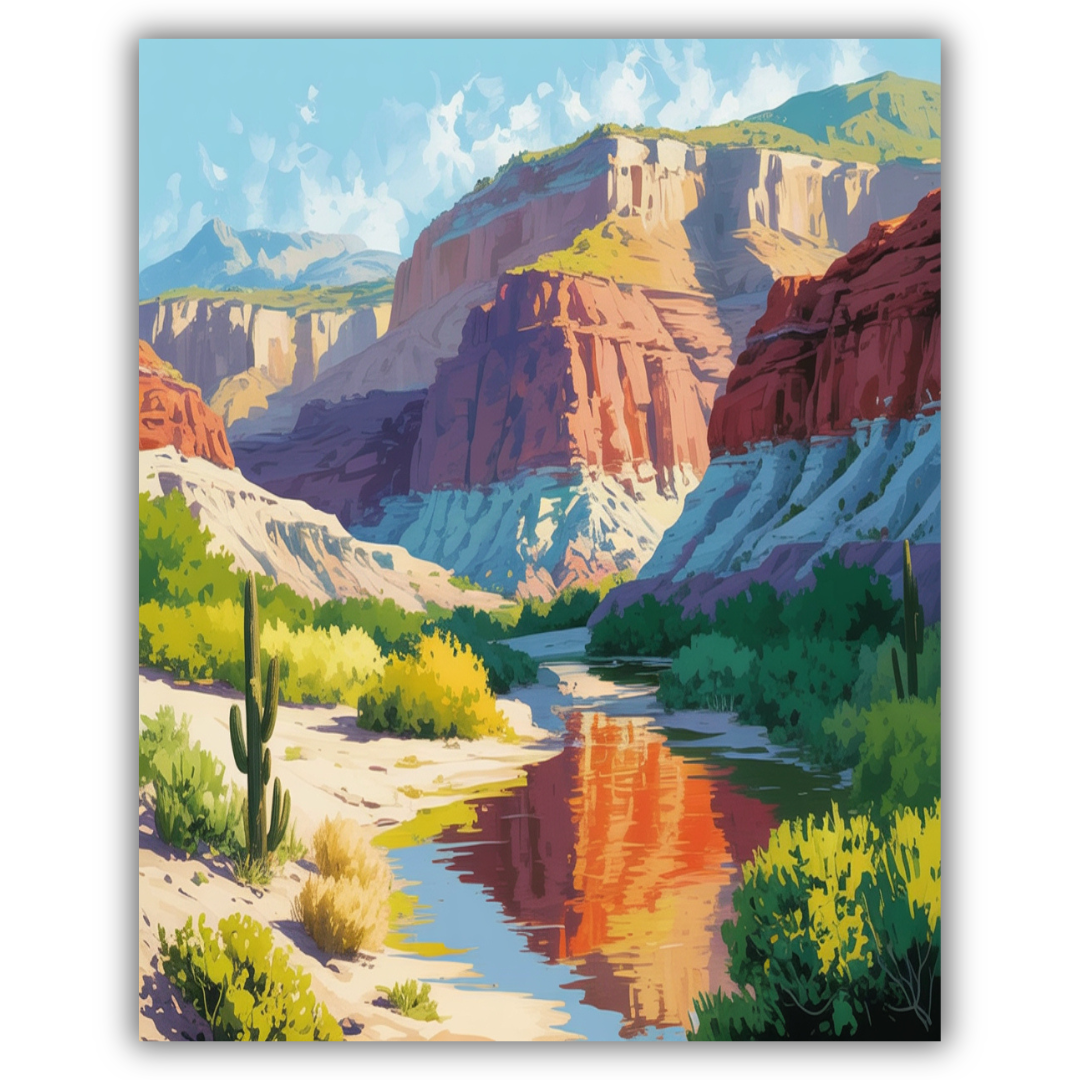 Painted Canyon Stream