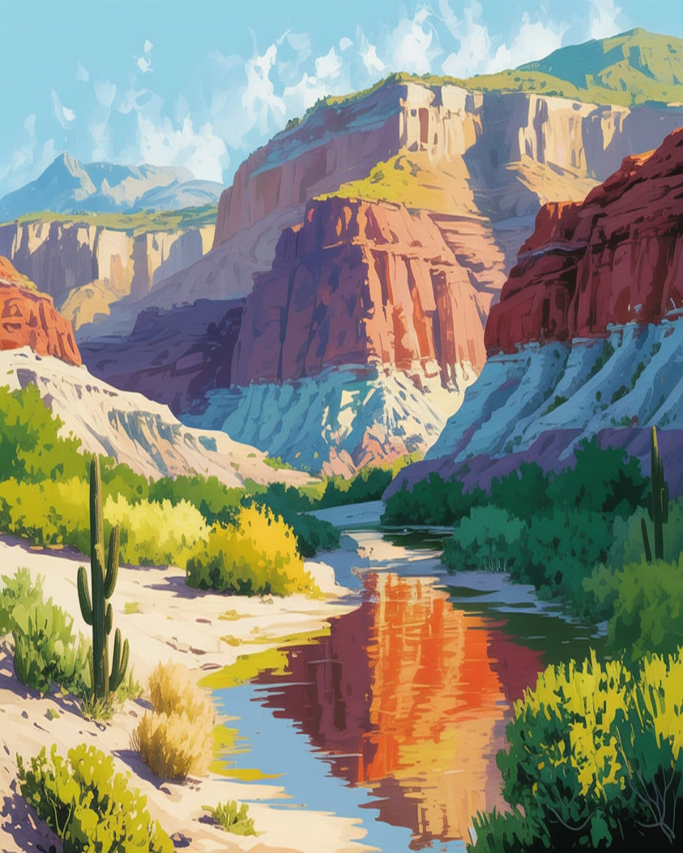 Painted Canyon Stream
