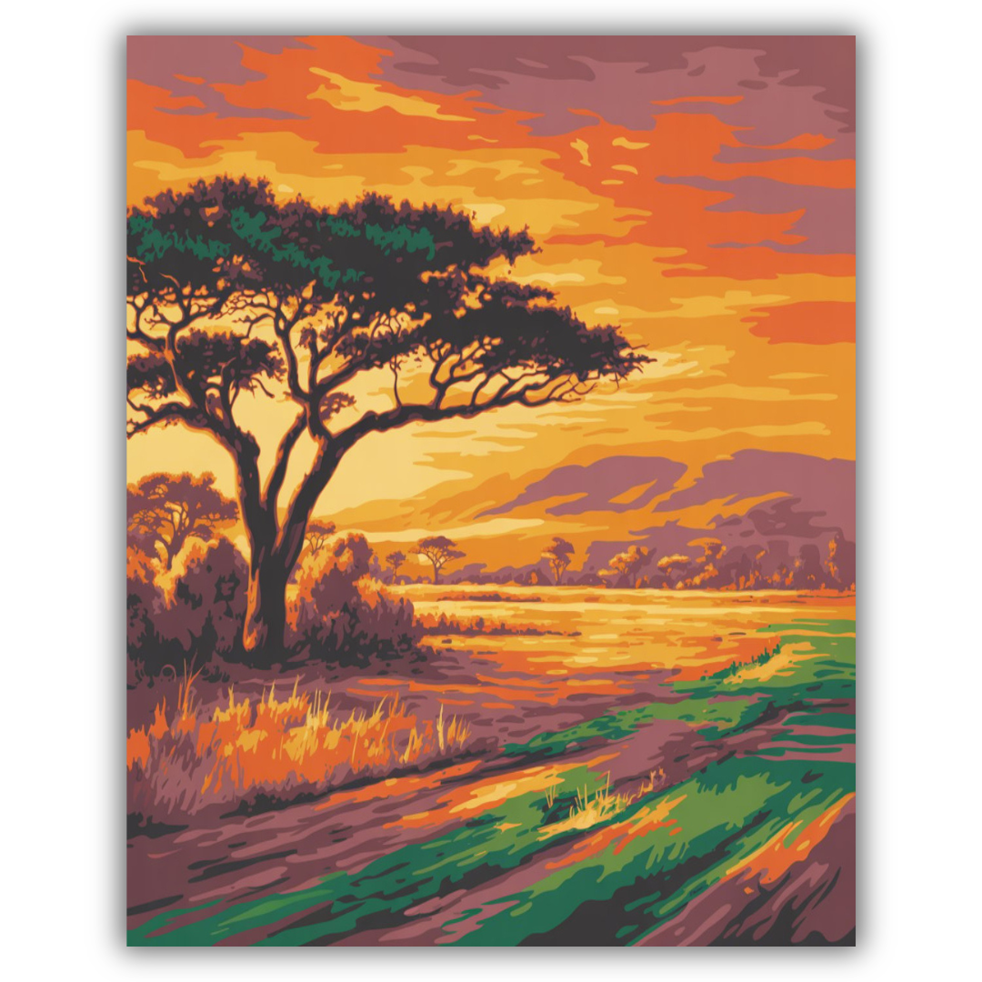 Savanna Sunset Light