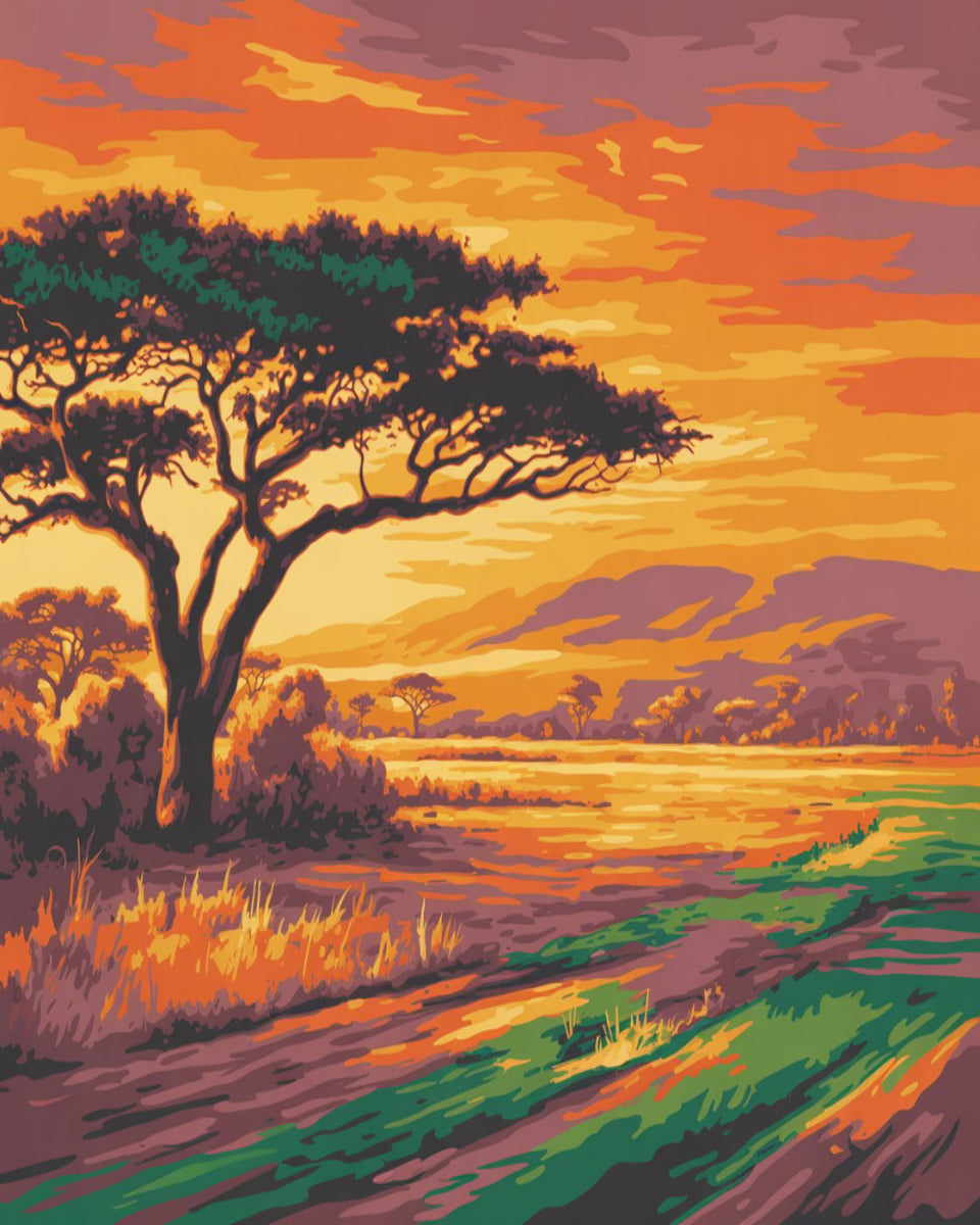 Savanna Sunset Light