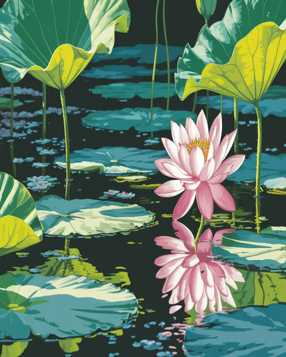 Serene Lotus Waters