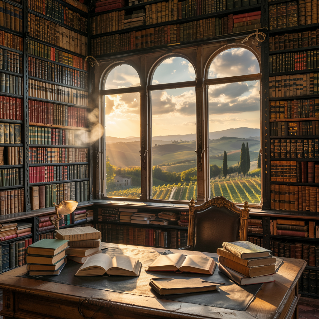 Study in Tuscany