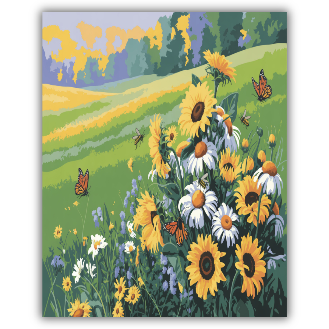 Sunflower Meadow Bloom