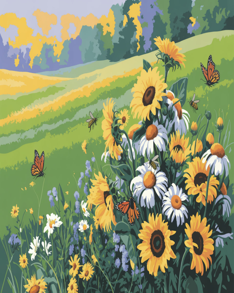 Sunflower Meadow Bloom
