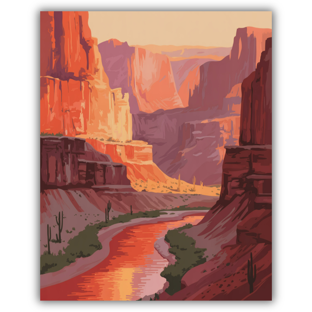 Sunset Canyon Glow
