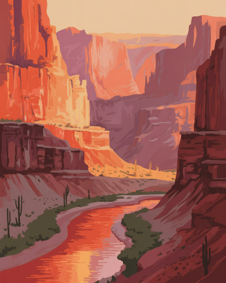 Sunset Canyon Glow