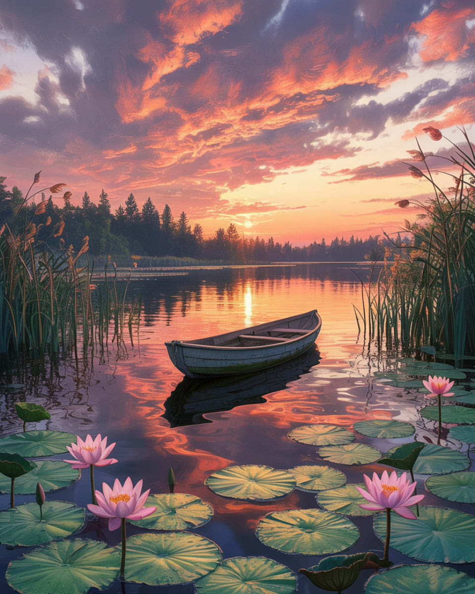 Sunset Lilies