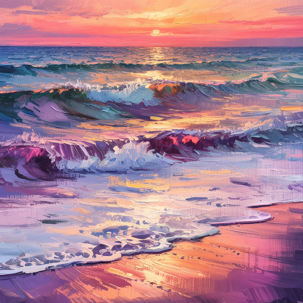 Sunset Symphony Shore